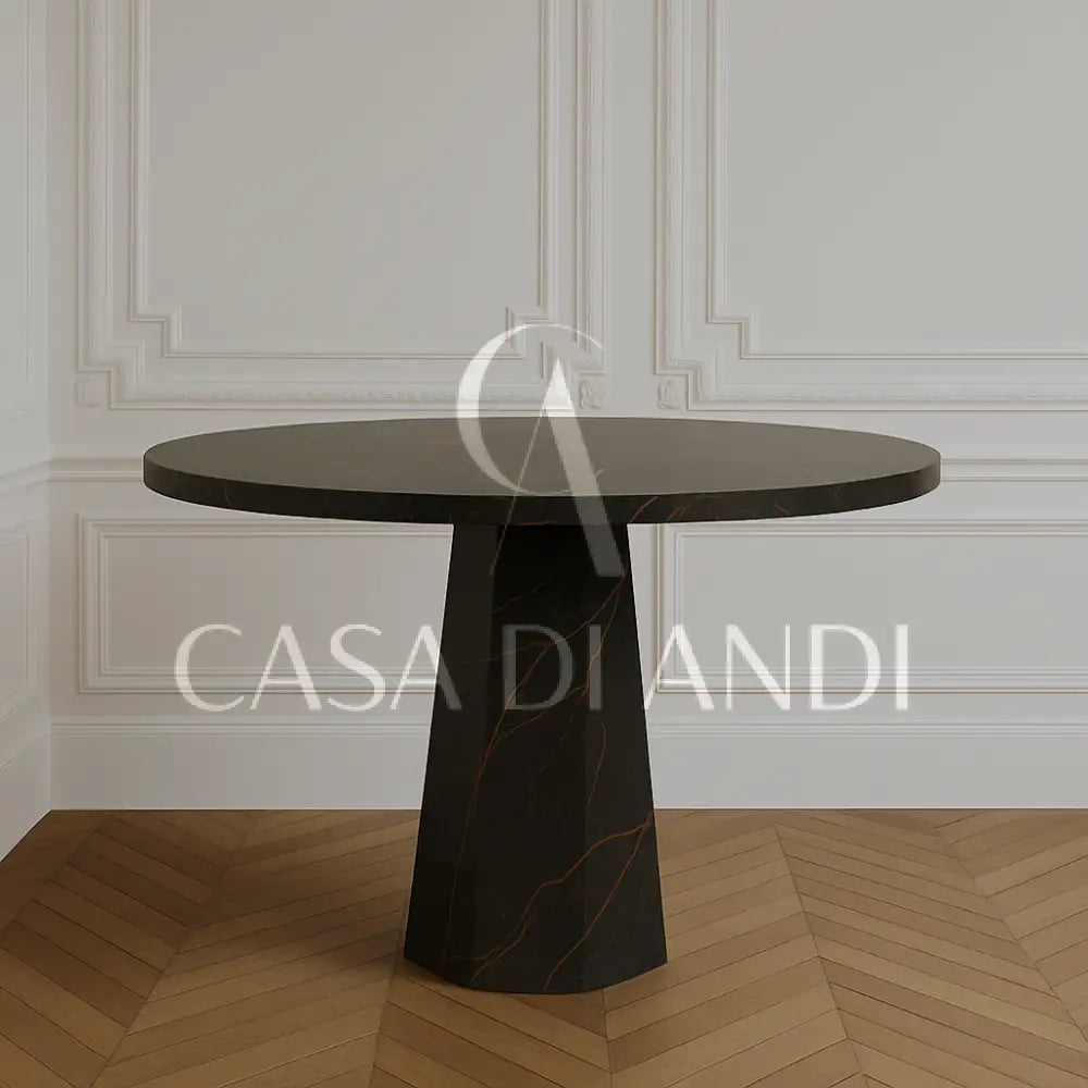 Saint Laurent marble round dining table Dubai