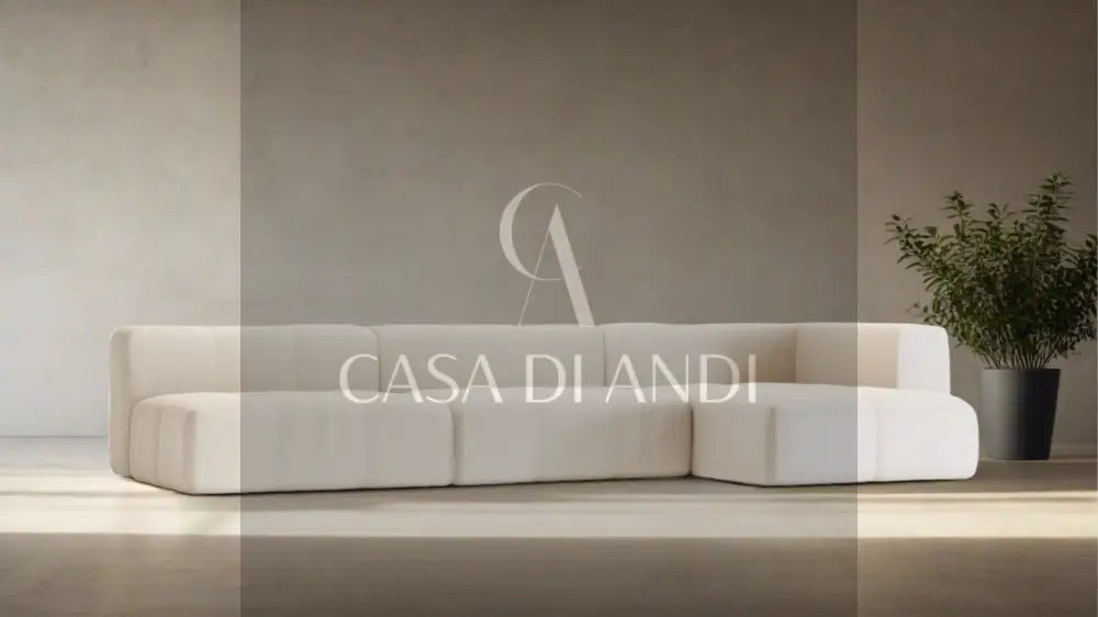 DIVANO MODULO L SHAPE RIGHT - CASA DI ANDI