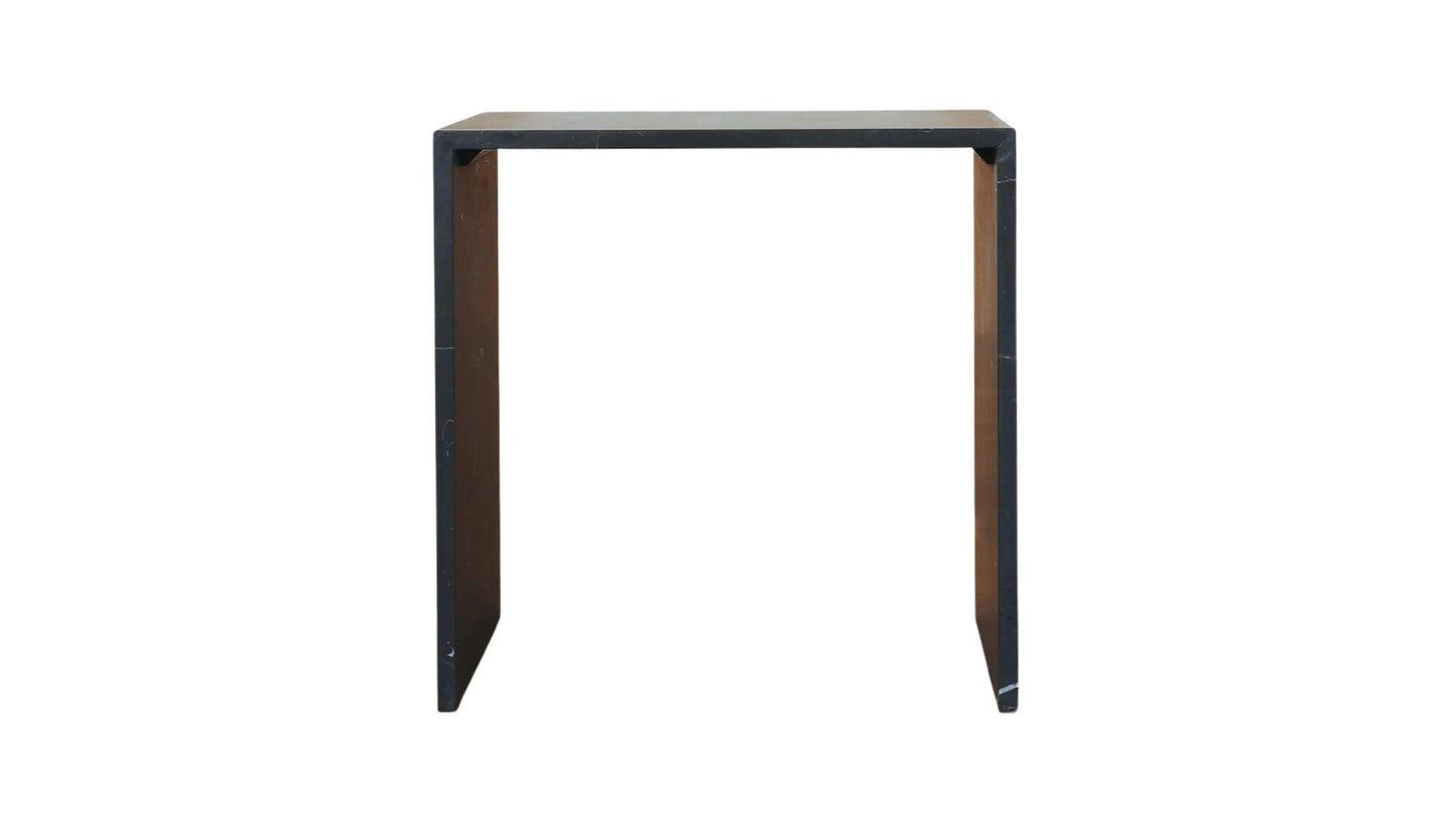 BLACK MARQUINA CONSOLE TABLE FRONT - CASA DI ANDI