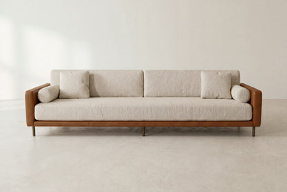 Sella framed sofa, front view