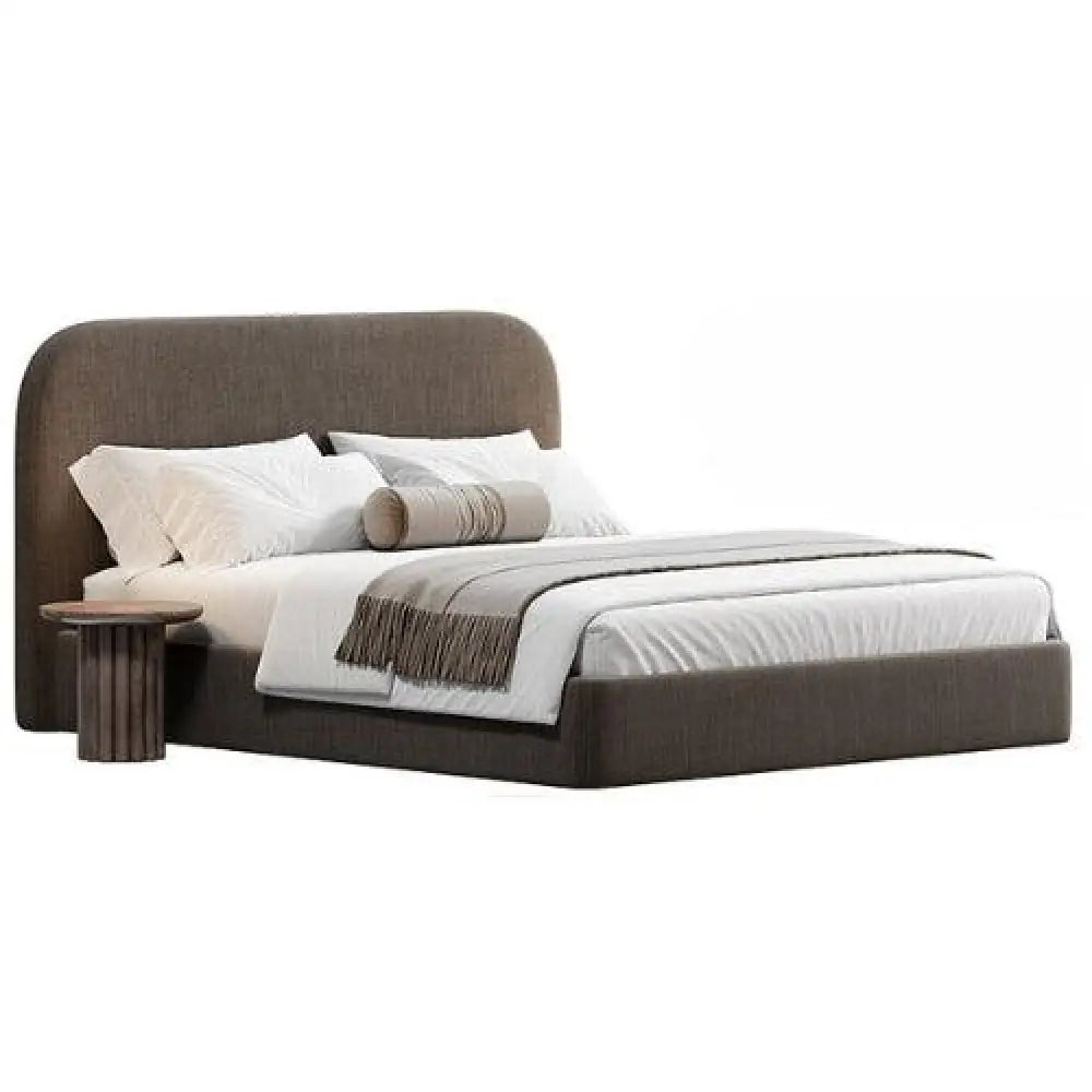 Bliss Bed with rounded upholstered frame by Casa Di Andi Dubai