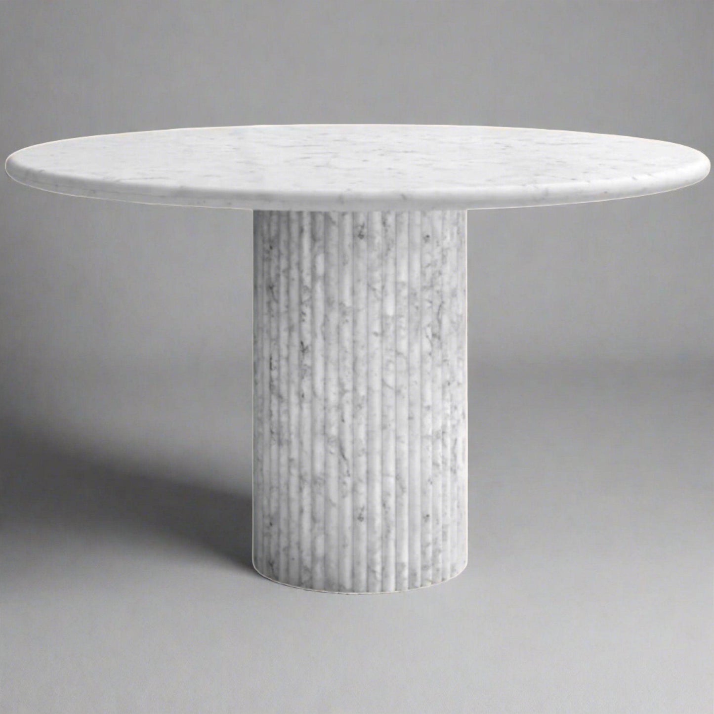DOMINIO CARRARA WHITE MARBLE DINING TABLE- CASA DI ANDI