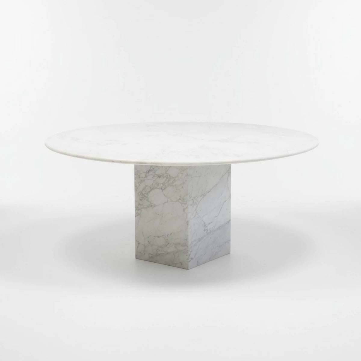 Epico White Carrara Marble Dining Table | Casa Di Andi