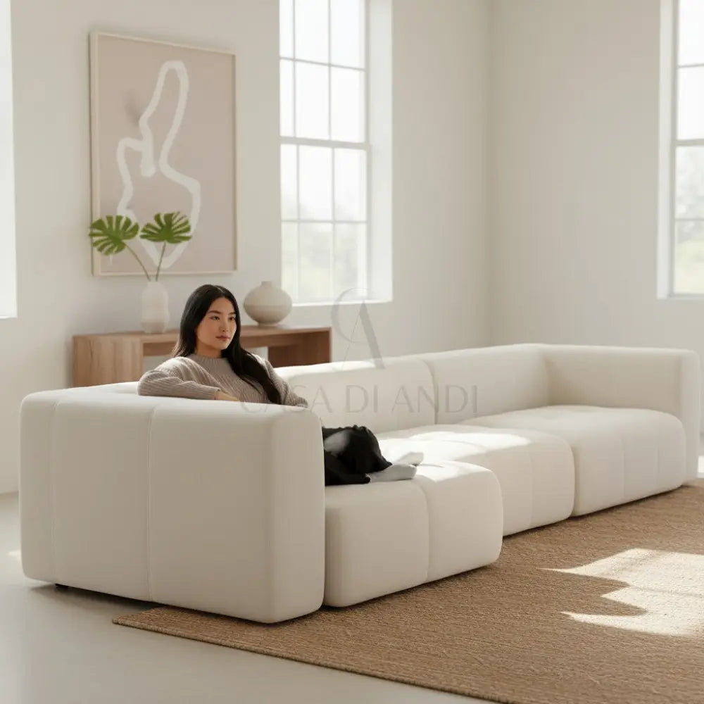 Modular corner sofa left configuration – Casa Di Andi Dubai