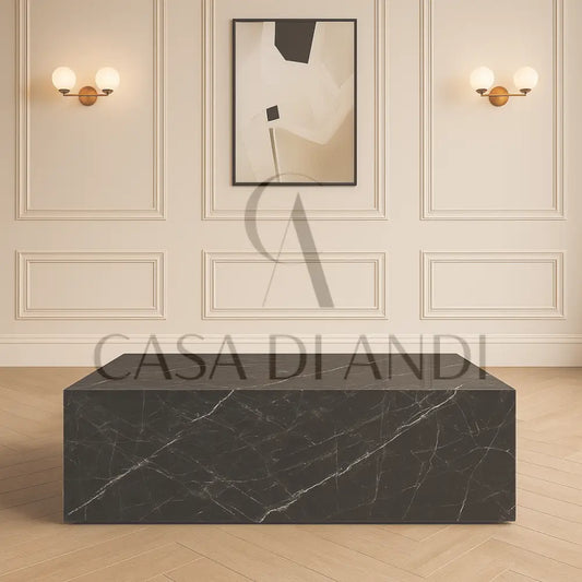 QUADRO BLACK MARQUINA MARBLE COFFEE TABLE