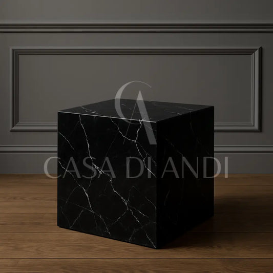 QUADRO MARQUINA MARBLE SIDE TABLE - CASA DI ANDI