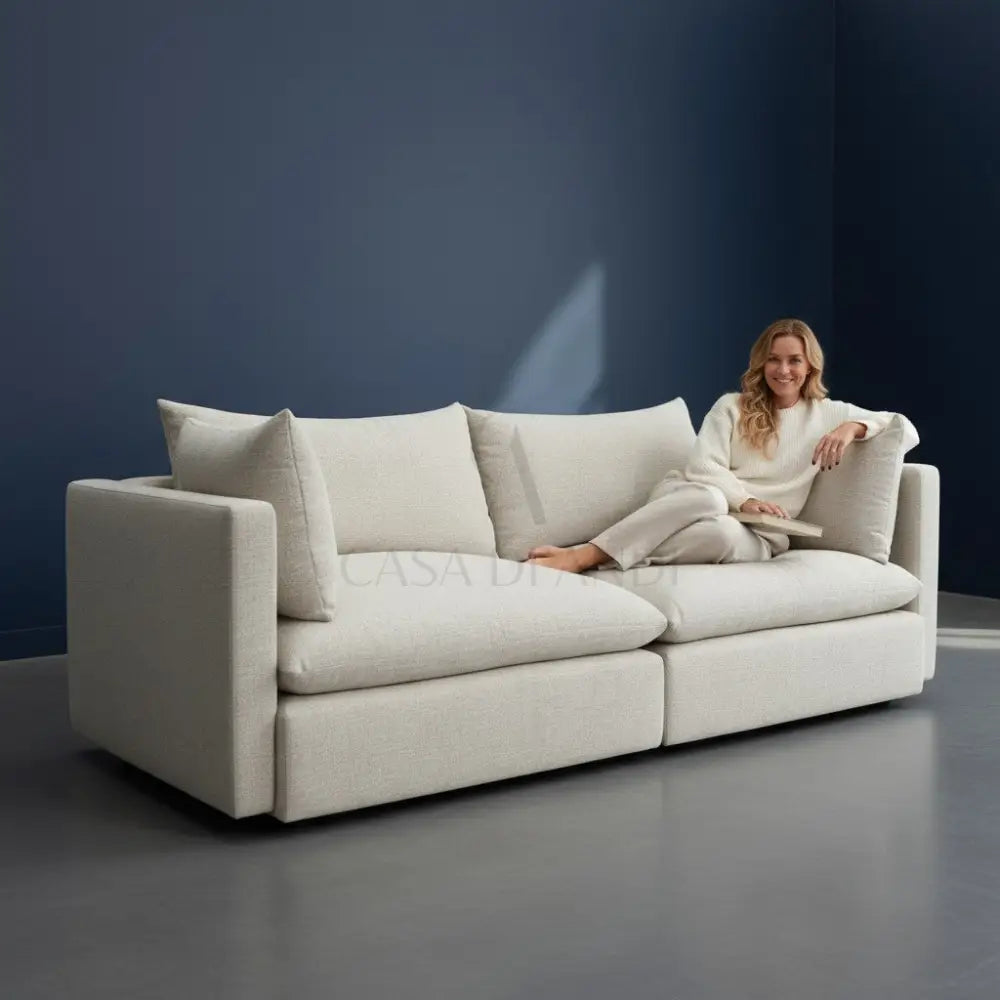 tSeater_Sofa_in_stone_beige_woven_textured_fabric_by_Casa_Di_Andi_front