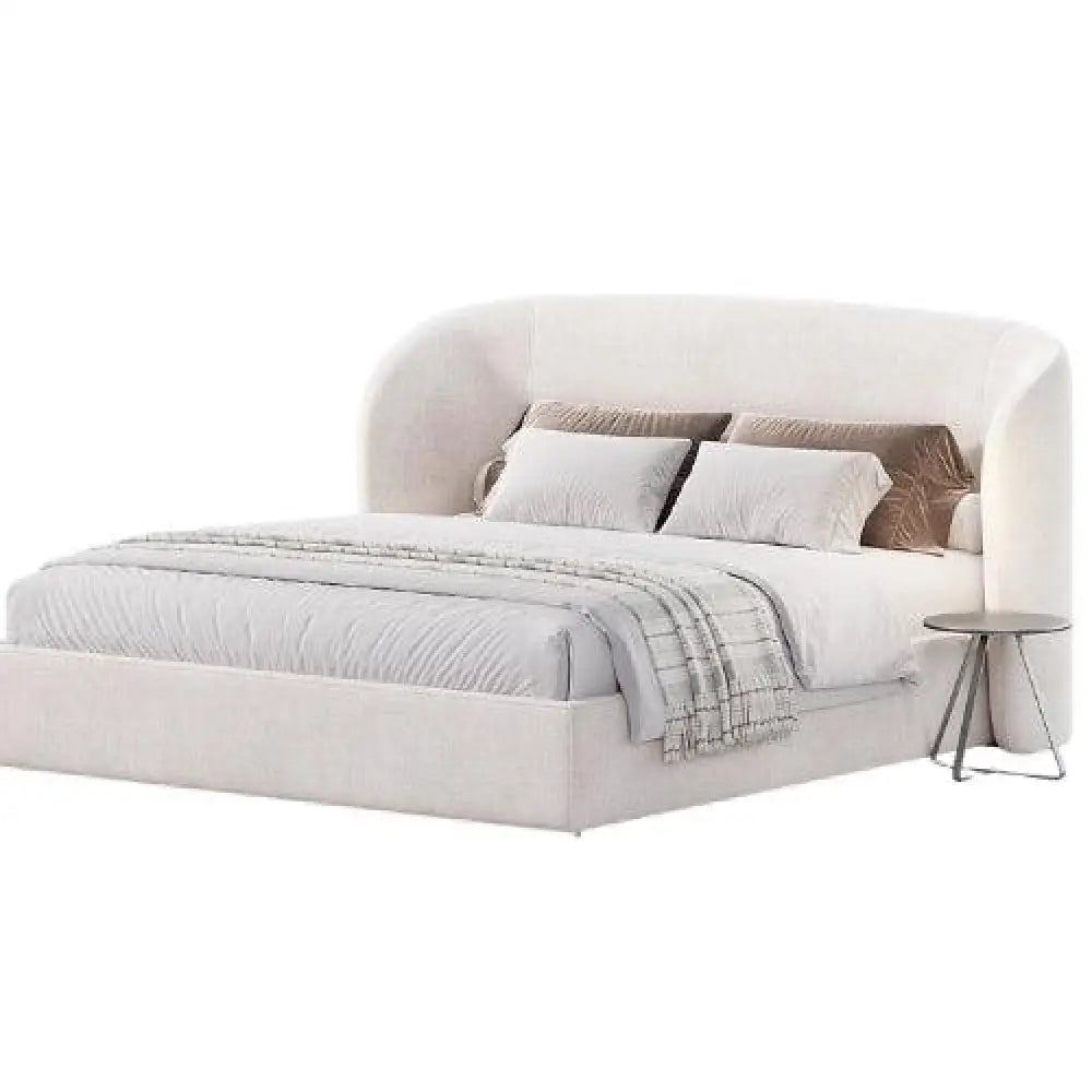 Whisper Bed with curved low headboard by Casa Di Andi Dubai