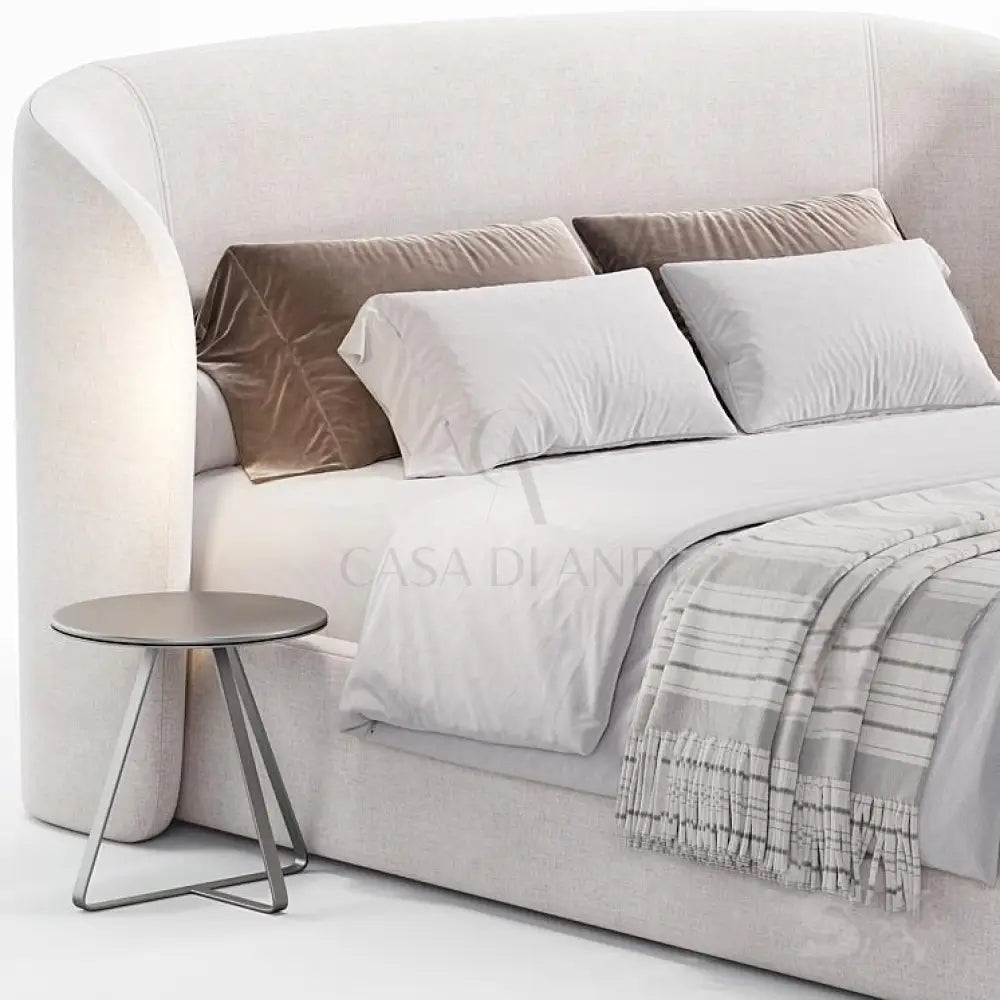 Whisper Bed with curved low headboard by Casa Di Andi Dubai